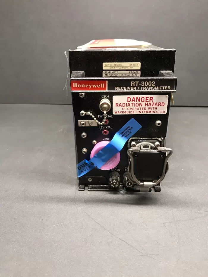 Honeywell RT-3002 Radar Receiver/Transmitter MI-585222-1 (Overhauled 2021) - Image 2
