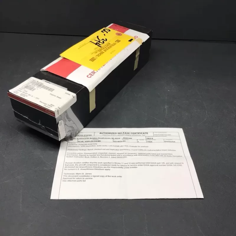 Collins VIR-30A Receiver 622-0876-201 (Overhauled 2021)