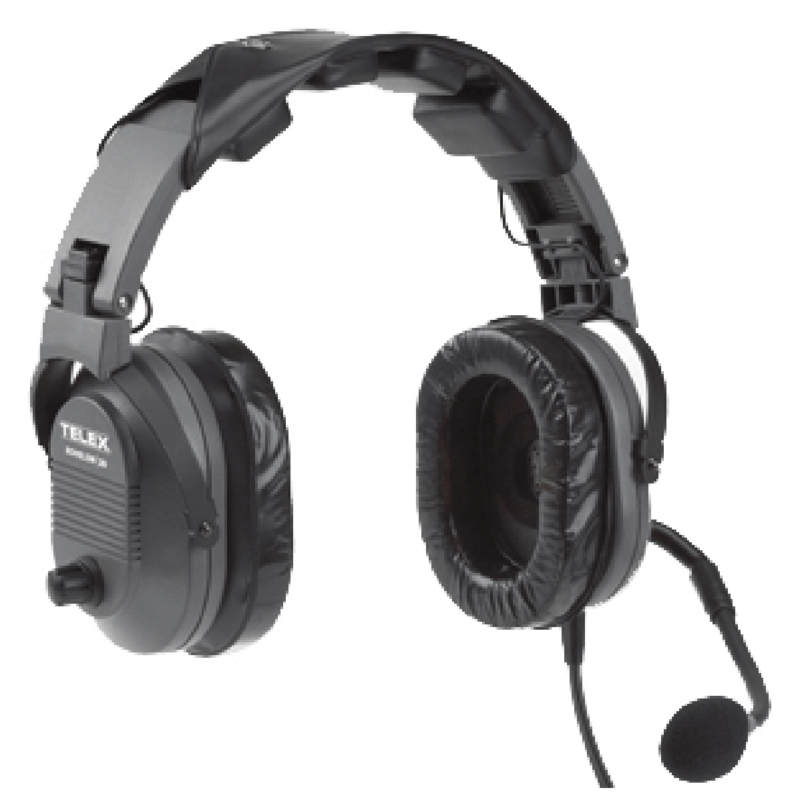 TELEX ECHELON 20 AVIATION HEADSET - DUAL GA PLUGS