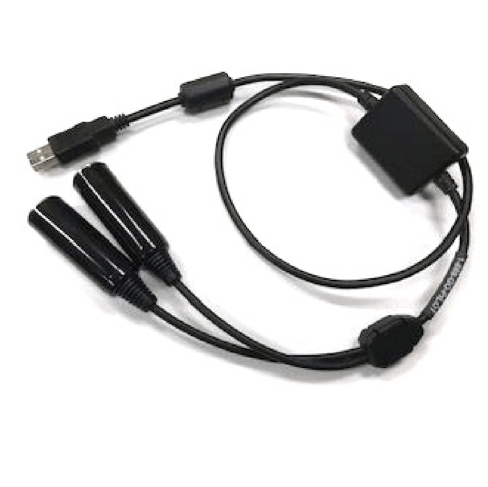 PILOT USA GENERAL AVIATION HEADSET TO PC/FLIGHT SIMULATOR USB ADAPTER PA-96/USB