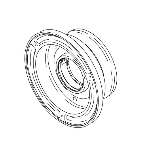 162-02700 OUTER WHEEL HALF ASSY