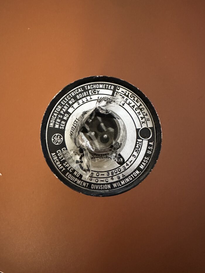 50-380034-3ECH Indicator Electrical Tachometer - Image 2