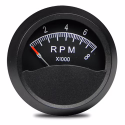 Swift 2 Round Tachometer 0-8000 Rpm