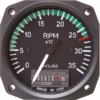 UMA Mechanical Drive 3-1/8 Electric Tachometer 0-3500 RPM With Sender 6 TSO