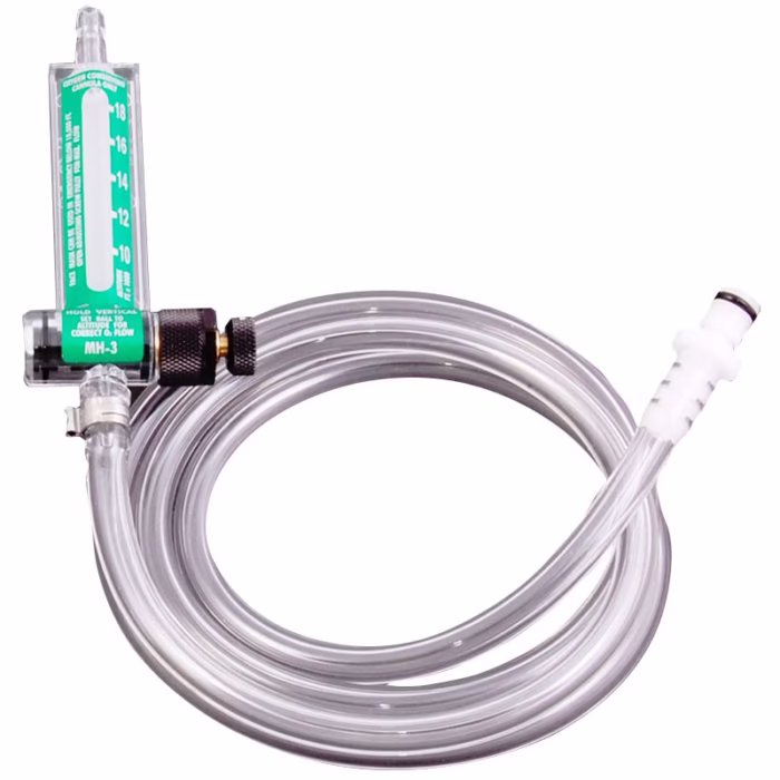 Mountain High Xcp Flowmeter With Cpc Fittings & Tubing