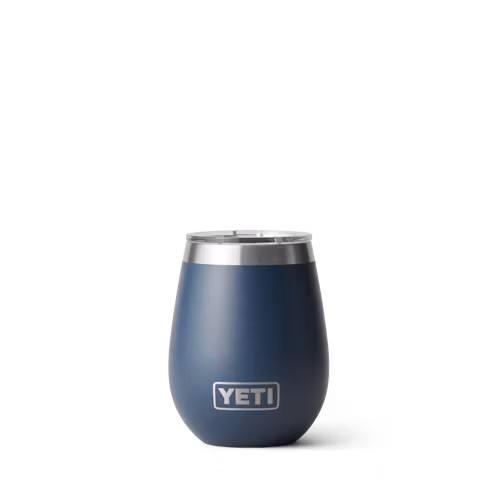21071500584 YETI 10Oz Wine Tumbler Navy With Magslider Lid