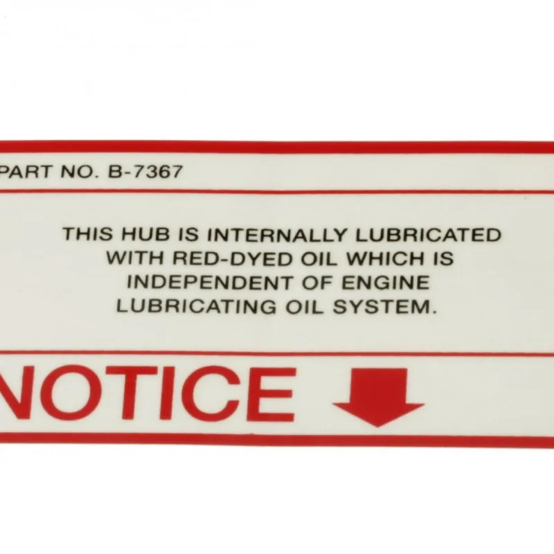 B-7367 DECAL