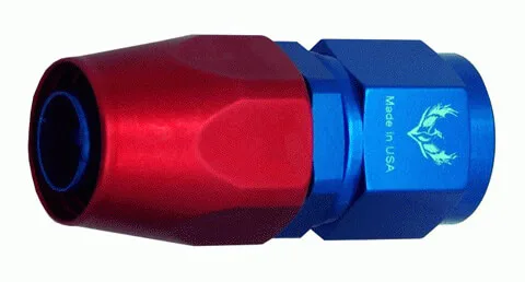 AN -8 Hose End Straight – Black J800-3