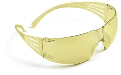 3M Securefit Protective Eyewear SF203Afp Amber Lens