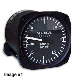 3-1/8 UMA Vertical Speed Indicator 0-2000 Ft.
