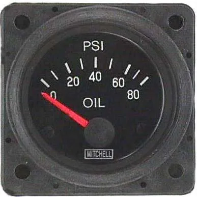Mitchell Oil Pressure Gauge 0-80