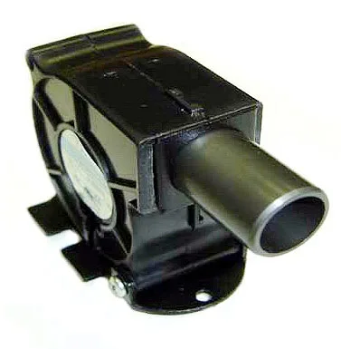 11-04859 → Somma Aero Compact black electronic module with a cylindrical light-guide/tube extending from the front, mounted on a small metal base.