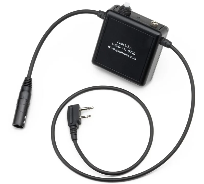 Pilot USA PA 82B 6 Pin Lemo To Icom A6 A14 A22 A24 Adapter