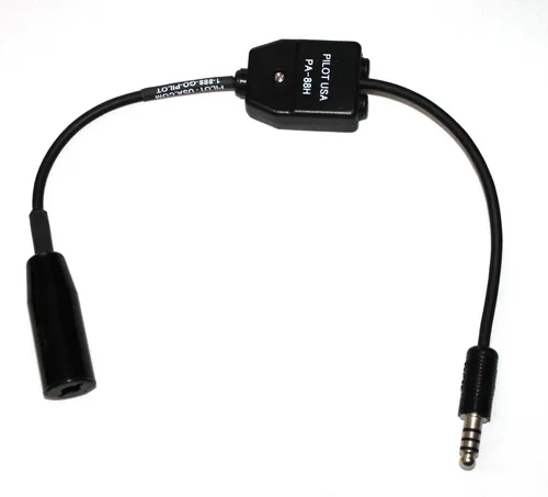 Pilot USA PA 88H Military To GA Helicopter Impedance Adapter