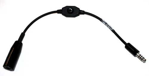 11-06536 → Somma Aero Pilot USA PA 98 Helicopter In Line Volume Control Adapter