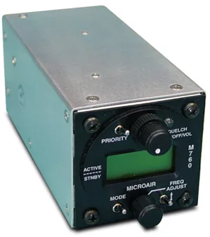 Microair M760 VHF COMMTransceiver Rev Q