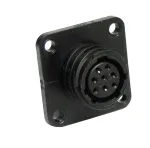 Amp 8 Pin Female Cpc Bulk Head Base Plug 11 Shell