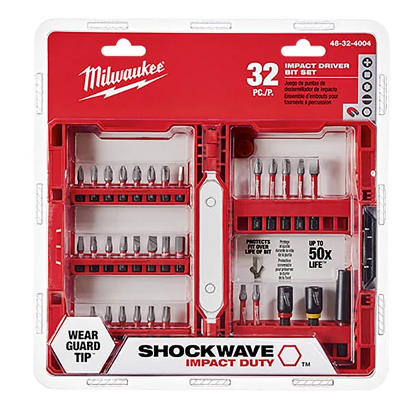 Milwaukee Shockwave Impact Duty Driver Bit Set – 32Pc