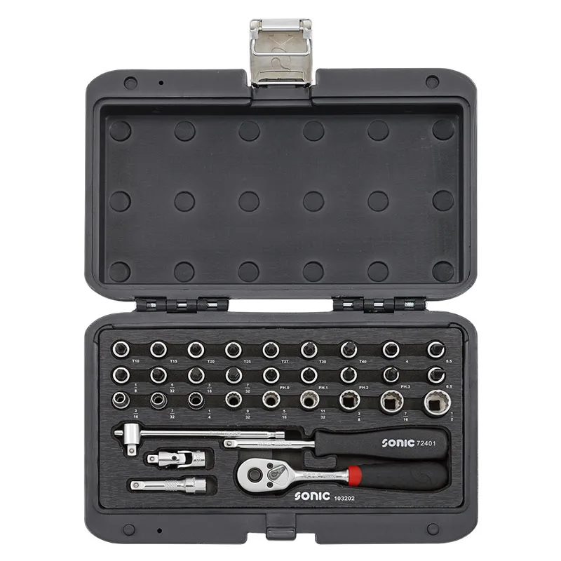 Sonic Tools – SAE Combination Set 1/4" 32Pcs. BMCS