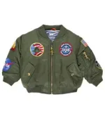 MA-1 Green Flight Jacket 7 Patch 8