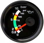 UL Flight Line 2 Oil Pressure Gauge 0 – 10 Bar