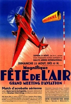 Airshow Featuring Haryse Hilsz Postcard
