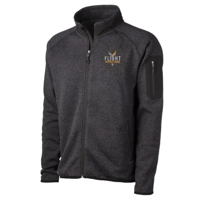 13-23950a → Somma Aero Flight Outfitters Mens Fairbanks Fleece – Heather Obsidian – Xl