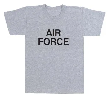 Air Force Grey Physical Training T-Shirt – Xx-Large