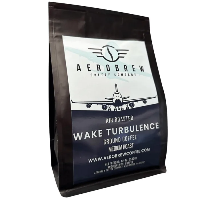 14-03457a → Somma Aero Aerobrew Coffee Company – Wake Turbulence – Medium – Whole Bean – 12 Oz Bag