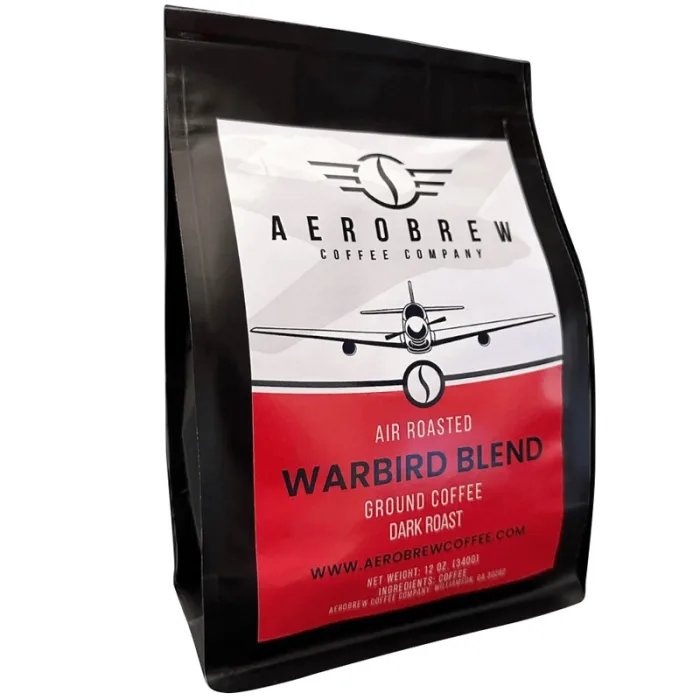 14-03461a → Somma Aero Aerobrew Coffee Company – Warbird Blend – Dark – Whole Bean – 12 Oz Bag