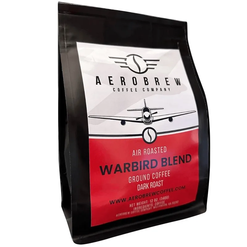 Aerobrew Coffee Company – Warbird Blend – Dark – Whole Bean – 12 Oz Bag