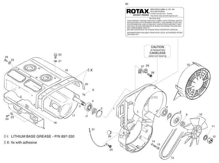 ROTAX 945-756 LOCK WASHER 16