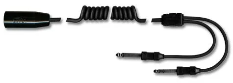 Sigtronics Helicopter U174/U To Coil Cord Dual GA Adapter