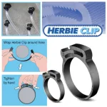 Plastic Hose Clamp – Herbie Clip – 0.88 – 0.99Inch – Black – PA66