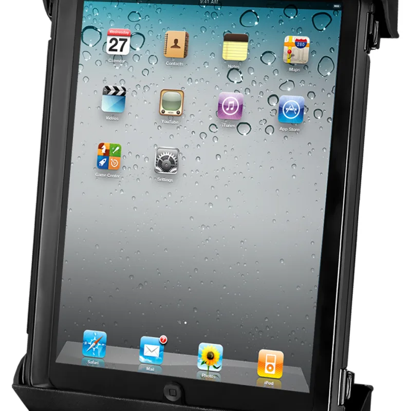 RAM Universal Clamping Cradle For iPad 2/3 With Case