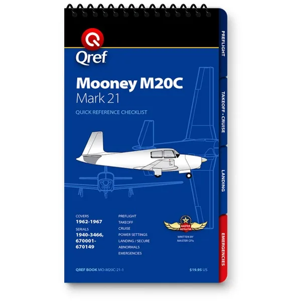 Mooney M20C Mark 21 QREF Book