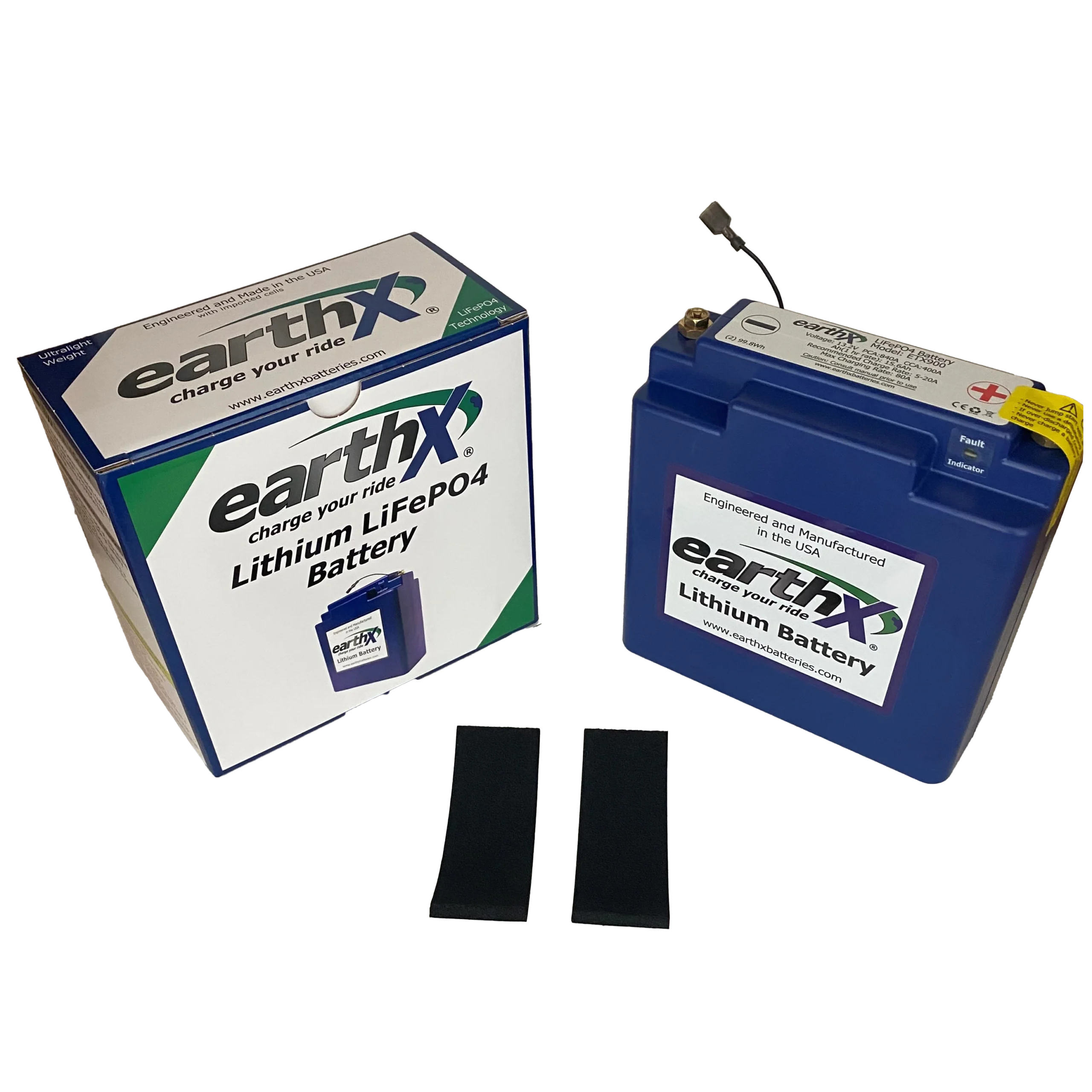 EarthX ETX-900 lithium aircraft battery